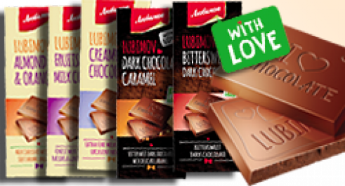 New assortment of chocolate bars "Lubimov"