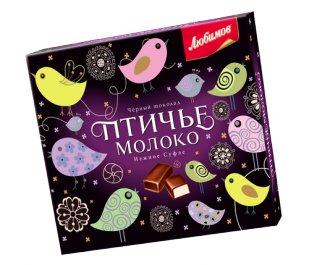 Chocolate sweets Lubimov «Ptichye moloko»